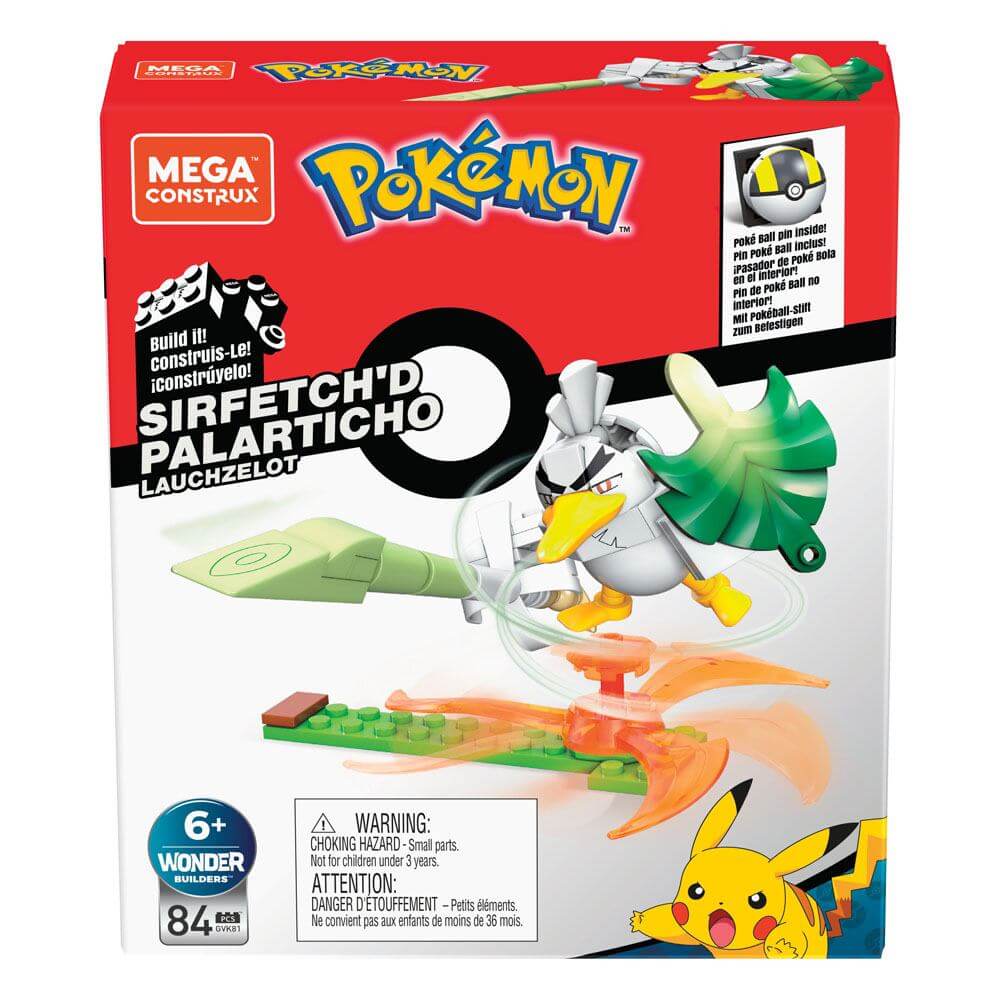 Sirfetchd Pokemon Mega Construx Wonder Builders Construction Set 10 Cm April 2021