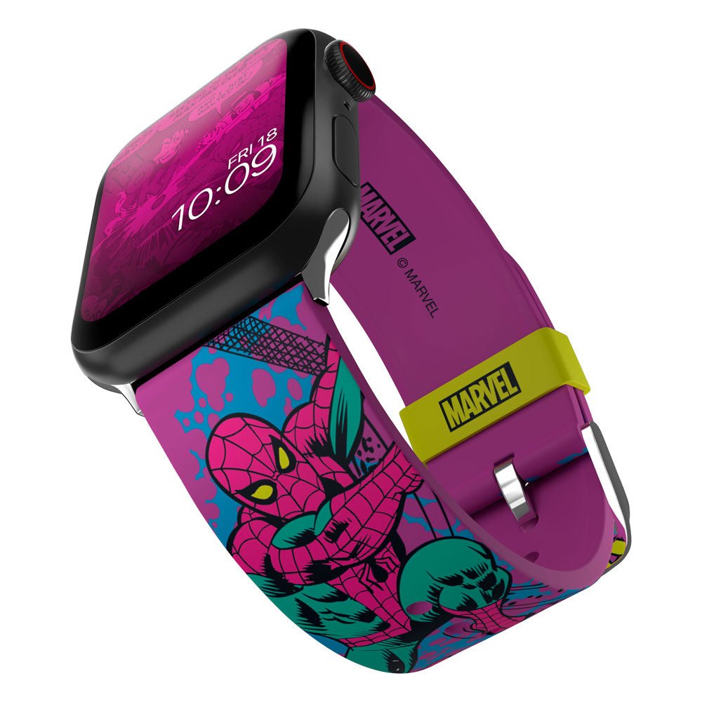 Spider Man Blacklight Marvel Collection Smartwatch Wristband Cinturino