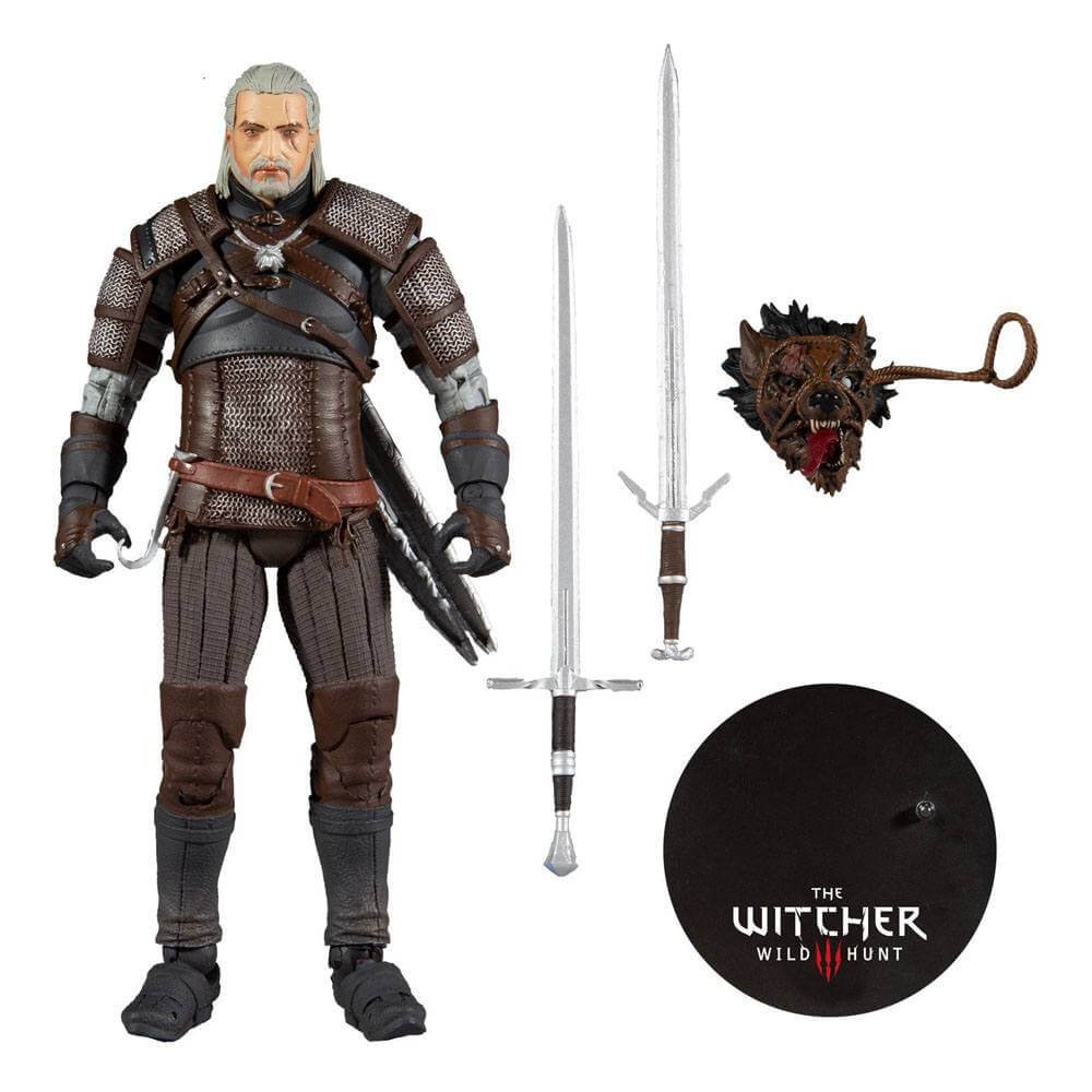 Geralt The Witcher Action Figure 18 Cm