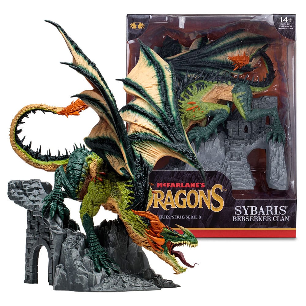 Sybaris Berserker Clan Mcfarlane S Dragons Series 8 Figure 15 Cm