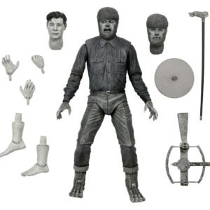Universal Monsters Action Figure Ultimate The Wolf Man Black White 18 Cm Neca 04810