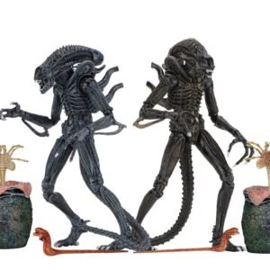 Bundle Aliens Ultimate Warrior Blue Brown Neca