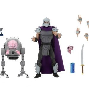 Shredder Vs Krang In Bubble Walker Action Figure Tmnt Ninja Turtles 2 Pack 18 Cm Neca 54114