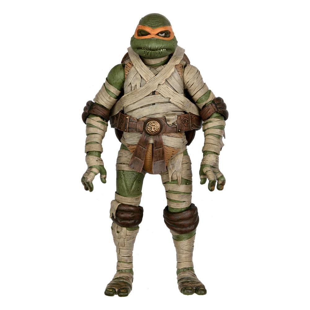 Michelangelo As The Mummy 18 Cm Universal Monsters X Teenage Mutant Ninja Turtles Action Figure Neca 54187