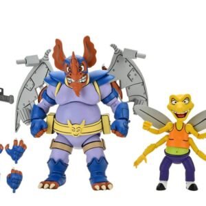 Wingnut Screwloose 18 Cm Teenage Mutant Ninja Turtles 1987 Action Figure 2 Pack Neca 54198 July 2022