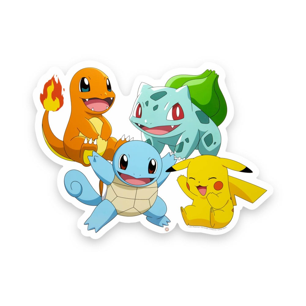 Pokemon Led Wall Lamp Light Starter Group 53 Cm