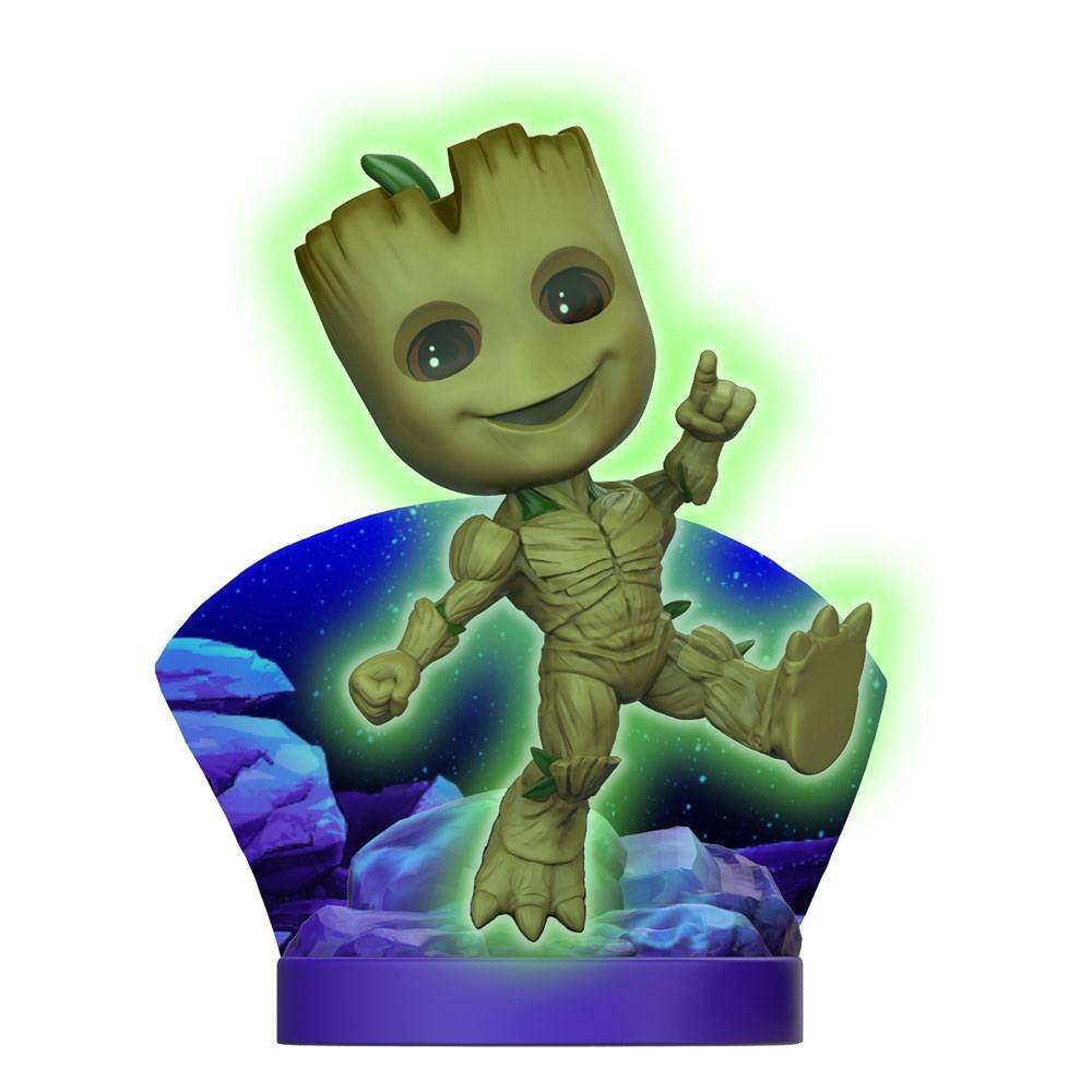 Groot Glow In The Dark Sdcc Exclusive Marvel Superama Mini Diorama 10 Cm