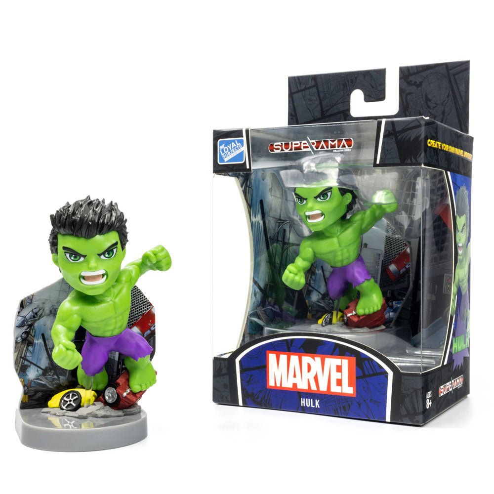 Hulk Marvel Superama Mini Diorama 10 Cm