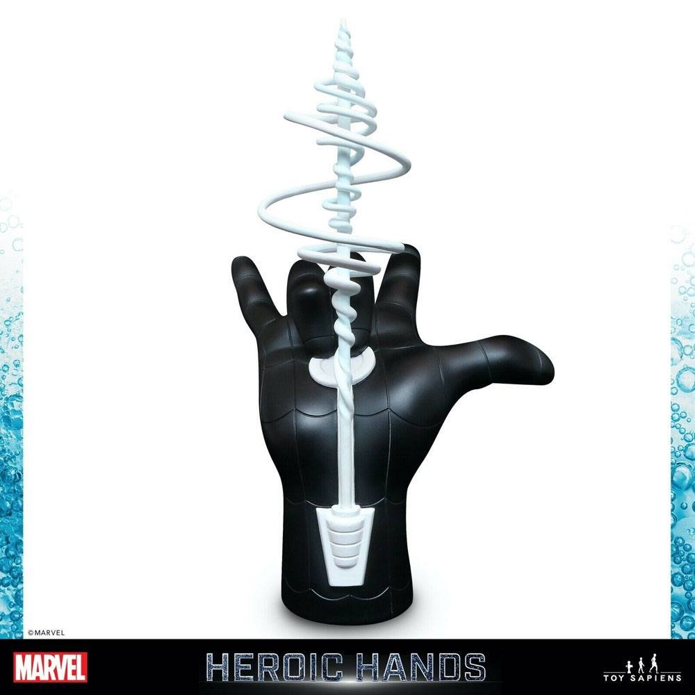 Marvel Heroic Hands Life Size Statue 1B Spider Man Black Suit 26 Cm