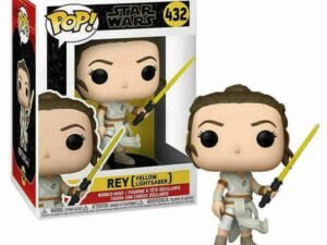 Star Wars Episode Ix Pop Movies Vinyl Figure Rey W Yellow Saber 9 Cm 432