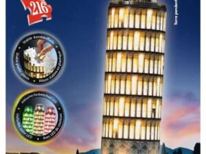 Torre Di Pisa Night Edition Puzzle 3D Con Luci