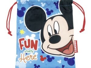 Mickey Mouse String Bag Sacca Per Scuola Tempo Libero