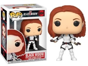 Black Widow White Suit Funko Pop Marvel 9 Cm 604