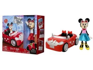 Minnie Mouse Con Auto Car Disney Bambola Doll