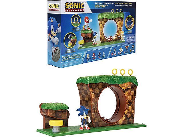 Sonic Playset Green Hill Zone End November 2021