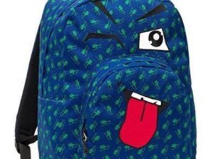Zaino Ollie Face Blu Seven Con Lingua Fantasia
