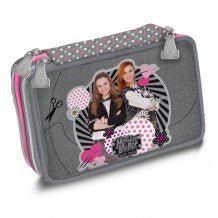 Astuccio Scuola Maggie E Bianca 3 Piani