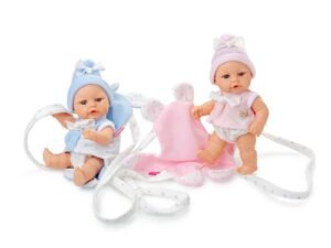 Coppia Bambolotti In Silicone Gemellini 25 Cm Berjuan