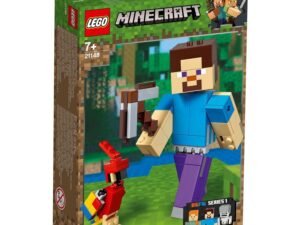 Lego 21148 Minecraft Steve Con Pappagallo Maxi Figure