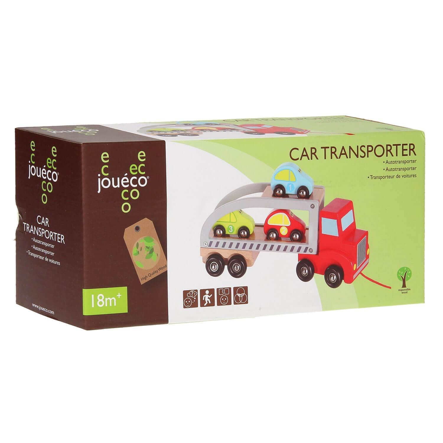 Camion Trasporto Auto Con Macchinine In Legno