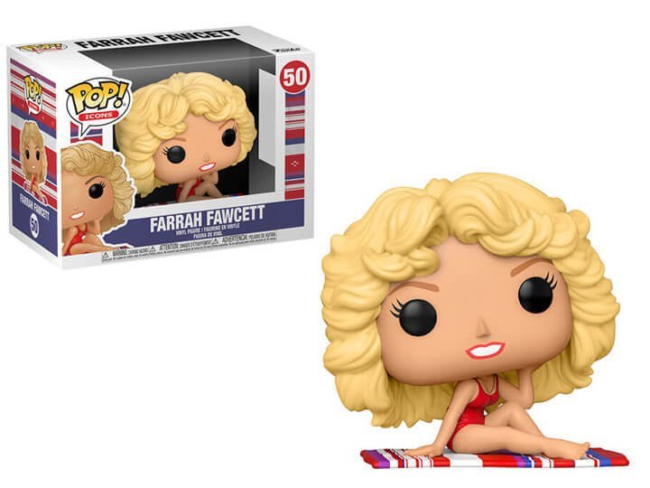Farrah Fawcett Pop Icons Vinyl Figure Farrah Fawcett 9 Cm 50