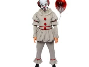 Pennywise It Costume Carnevale Adulti Deluxe Fancy Dress