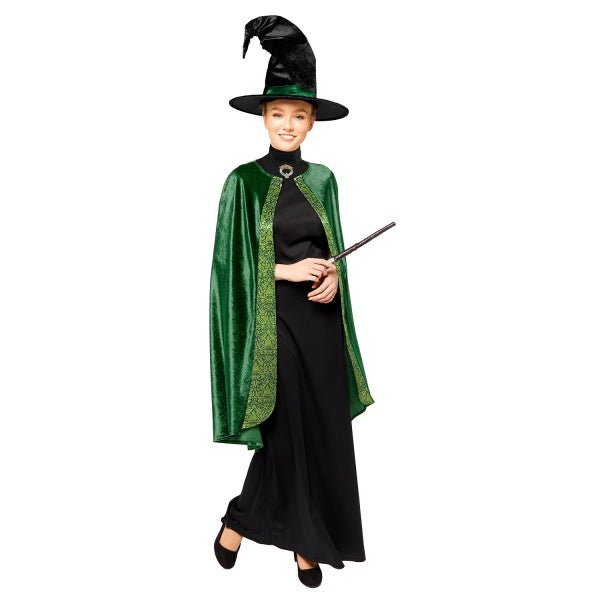 Professor Mcgonagall Mc Granitt Costume Carnevale Harry Potter Donna Adulti Fancy Dress