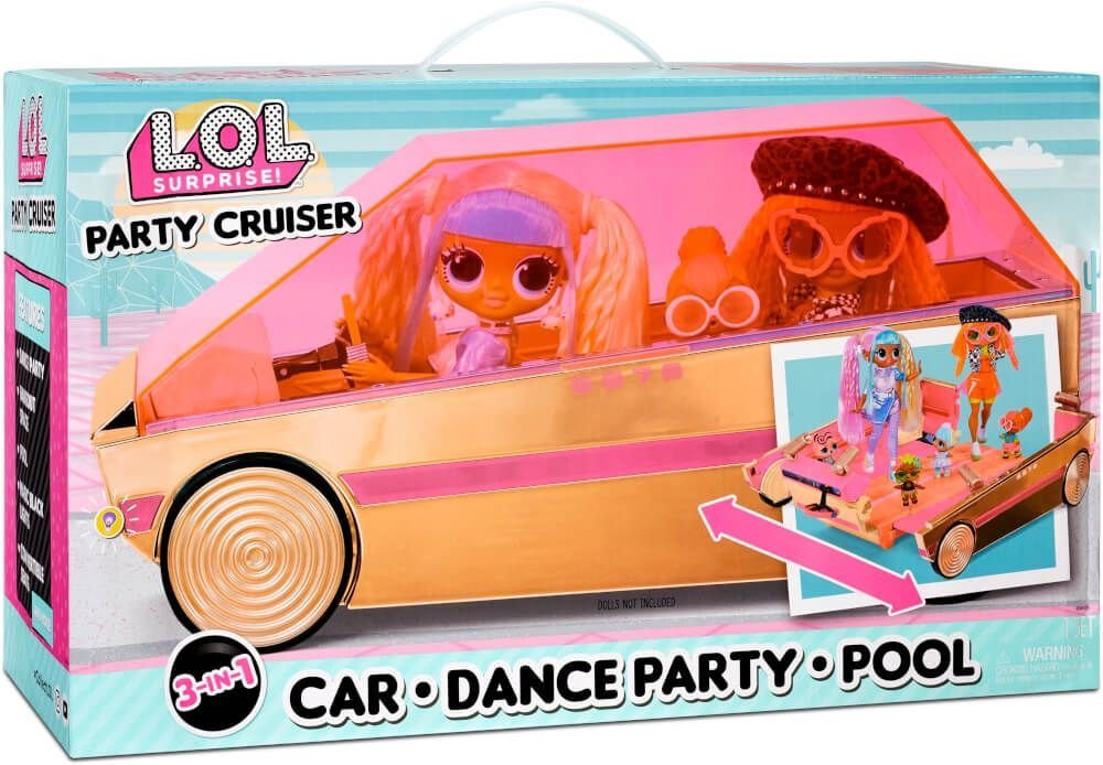L O L Surprise 3 In 1 Party Cruiser Car