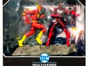 Batman Vs Flash Dc Multiverse Action Figure Collector Earth 2 Pack 18 Cm