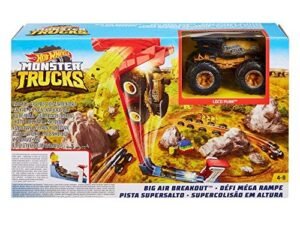 Hot Wheels Monster Trucks Big Air Breakout Playset Loco Punk