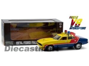 1973 Xb Ford Falcon V8 Police Interceptor Diecast Model 1 18