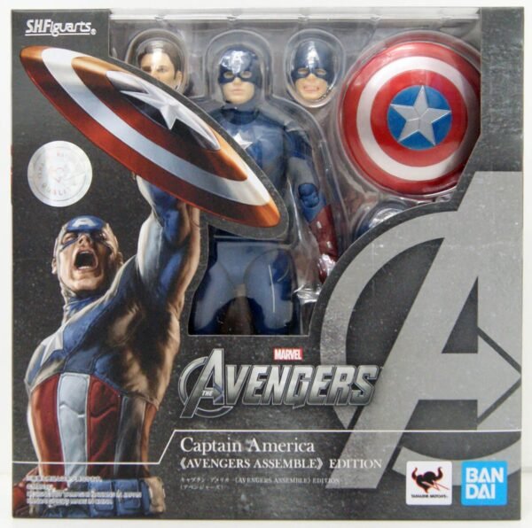Captain America Avengers Assemble Edition Avengers S H Figuarts Action Figure 15 Cm
