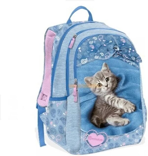 Zaino Scuola A Tre Cerniere Racael Hale Gatto