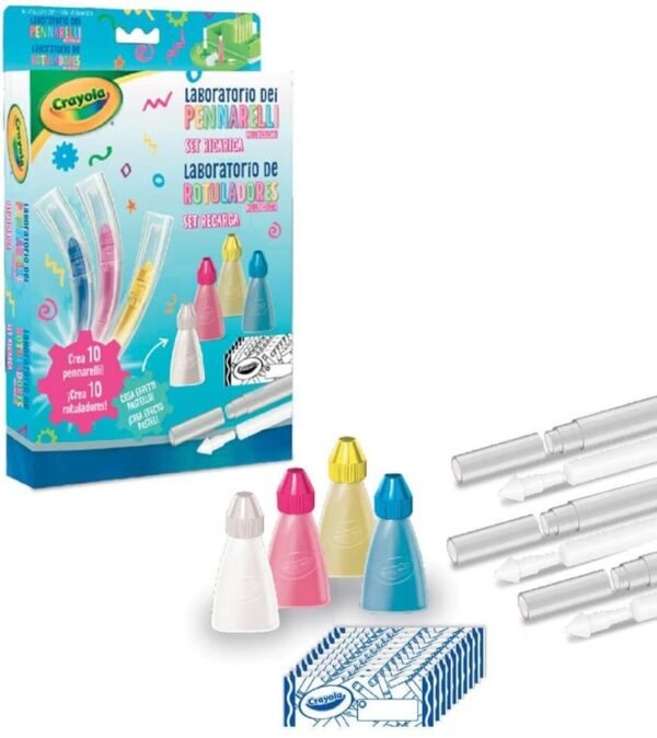 Set Ricarica Laboratorio Dei Pennarelli Multicolori Pastello