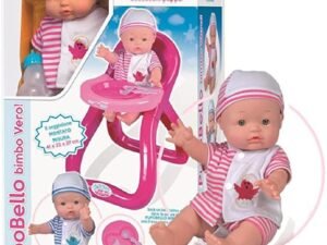 Bambolotto Con Seggiolone 36 Cm Pupobello
