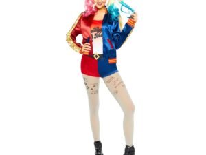 Harley Quinn Costume Carnevale Donna Adulti Fancy Dress
