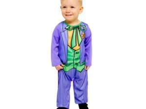 Joker Costume Baby Infanzia Carnevale Deluxe Fancy Dress