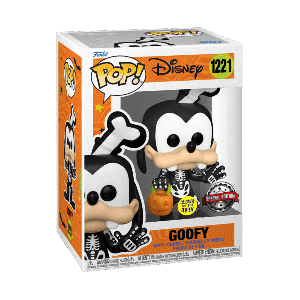 Skeleton Goofy Glow Disney Pop Vinyl Figure 9 Cm 1221