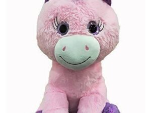 Peluche Unicorno Gigante Seduto 56 Cm