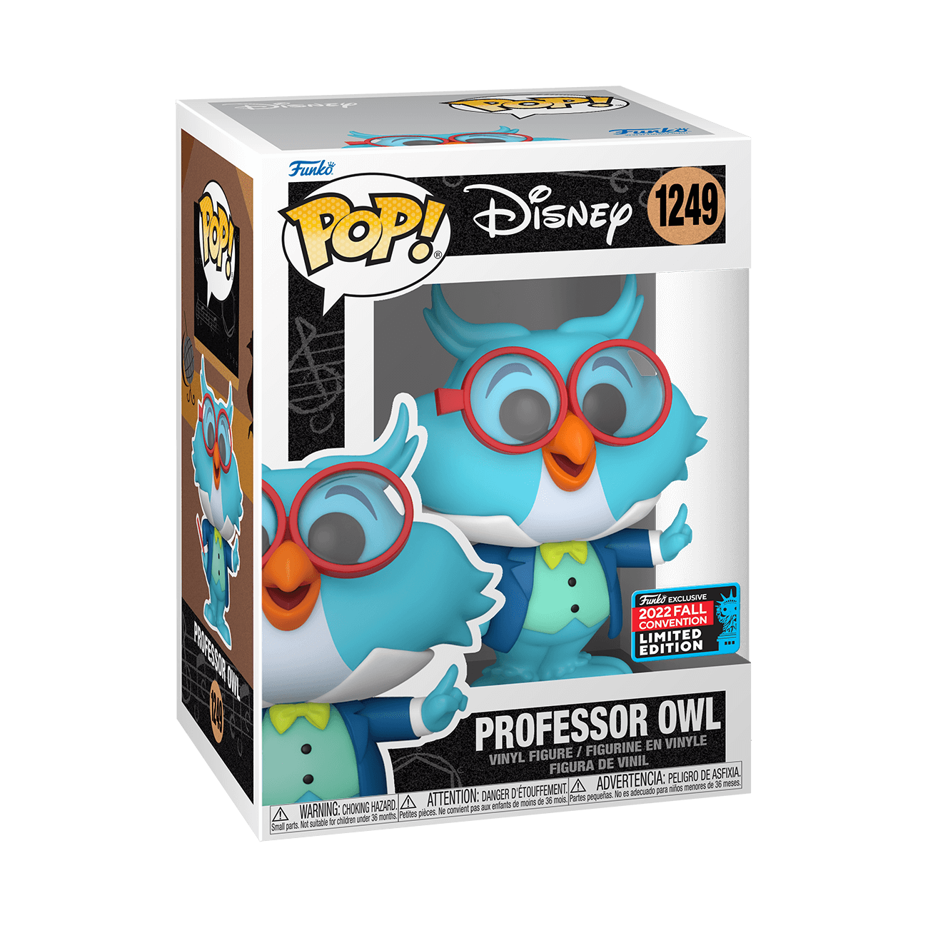 Professor Owl Disney Pop Vinyl Figure 9 Cm 1249