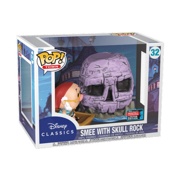 Peter Pan Skull Rock W Smee Pop Town Vinyl Figure 32