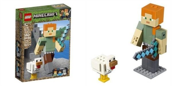Lego 21149 Minecraft Alex Con Gallina Maxi Figure