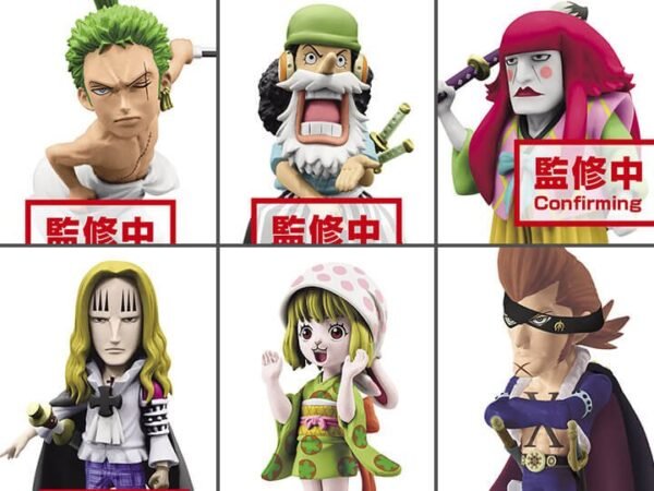 One Piece Wcf Chibi Pvc Statues 7 Cm Wanokuni