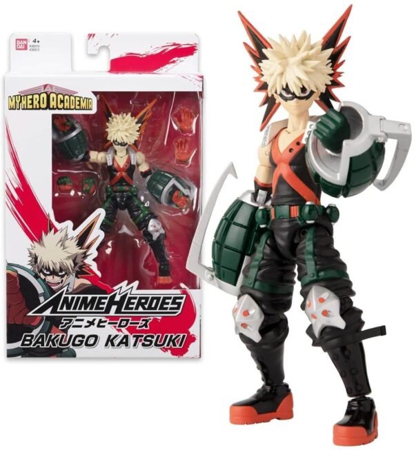 Bakugo Katsuki Action Figure 17 Cm My Hero Academia Bandai Anime Heroes
