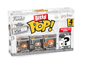 Bitty Pop Harry Potter 4Pk Hermione Granger 03 Hagrid 07 Ron Weasley 02 Mystery