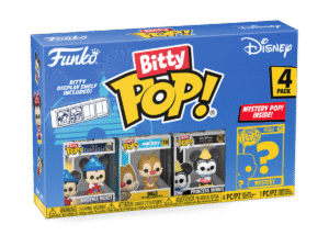 Bitty Pop Disney 4Pk Sorcerer Mickey 990 Dale 1194 Princess Minnie 1110 Mystery