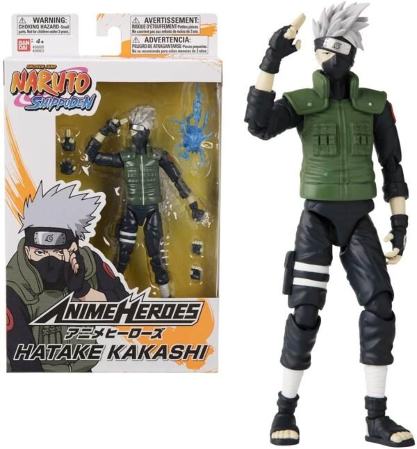Hatake Kakashi Action Figure 17 Cm Naruto Bandai Anime Heroes