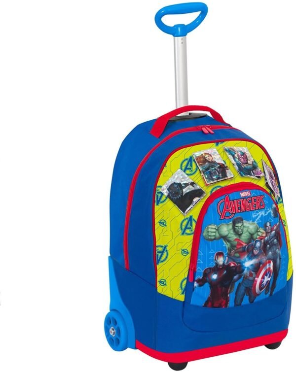 Big Trolley Avengers Seven Zaino Scuola Con Ruote