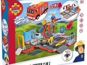 Sam Il Pompiere Camion Playset Jupiter 2 In 1