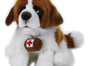 Peluche San Bernardo Con Botte 25 Cm Venturelli